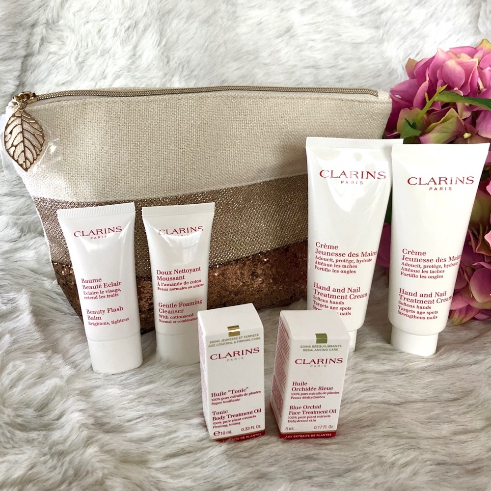 Clarins Hand & Nail Treatment Cream, TWO 100ml NIB